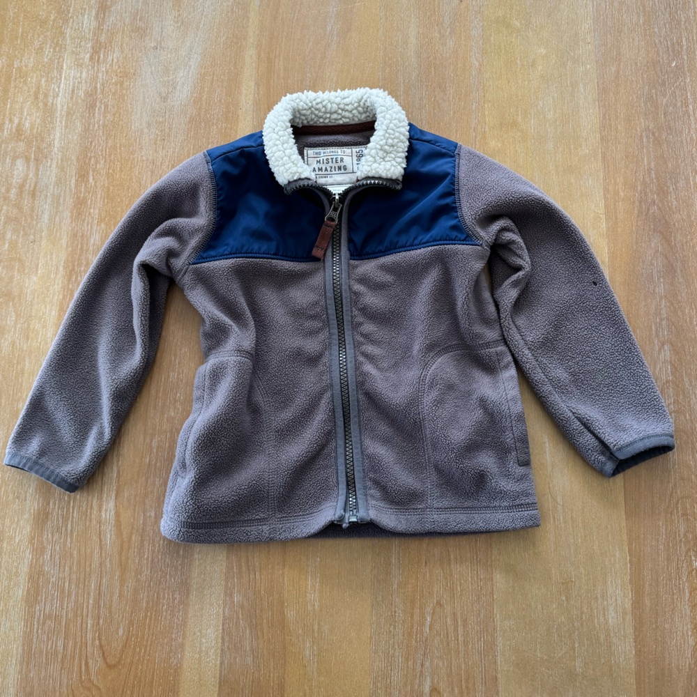 Toddler Boy - Size 2T - Carter’s Blue and Gray Fleece Jacket